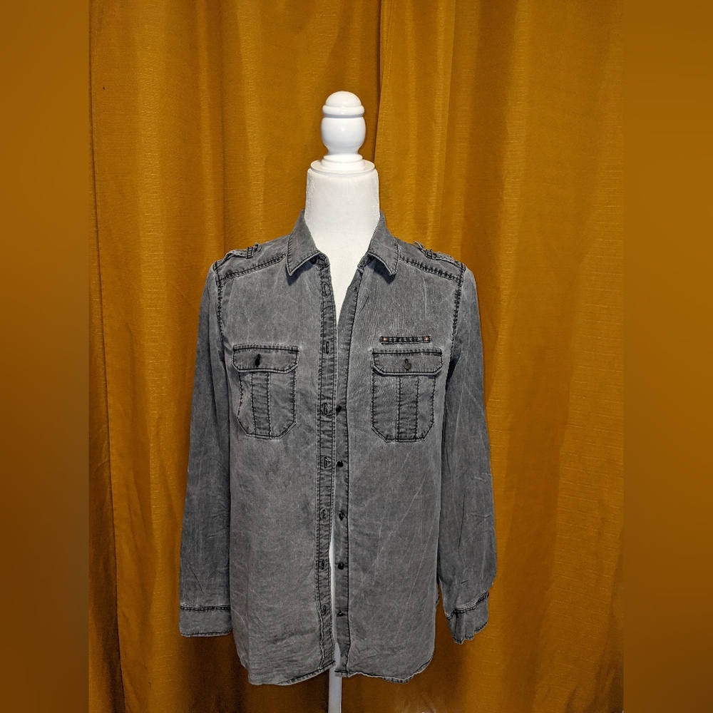 Express boyfriend button up XS